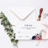 mystic garden jewel tone acrylic wedding invitations CWIA111